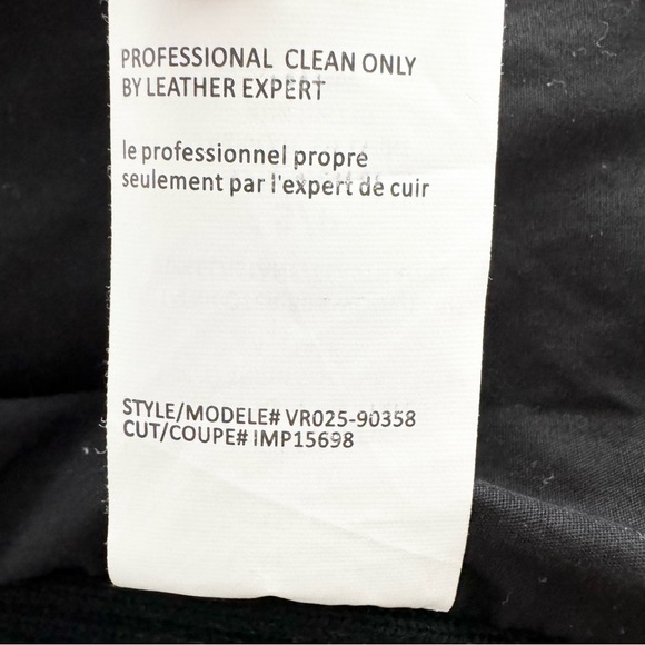 Vince Leather Scuba Jacket S Black - Picture 11 of 11